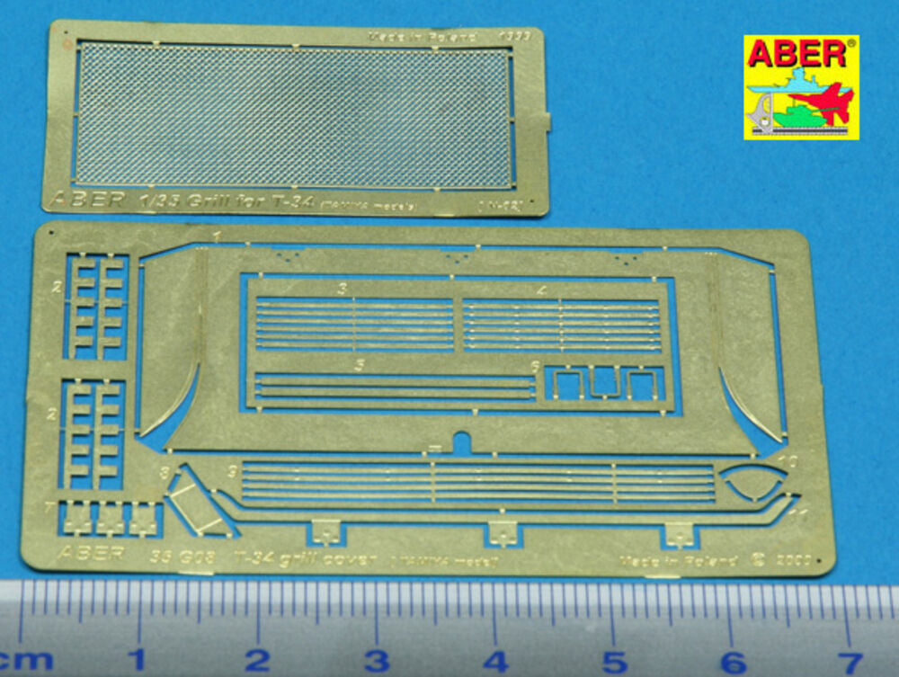 T-34 grill cover (Tamiya model)