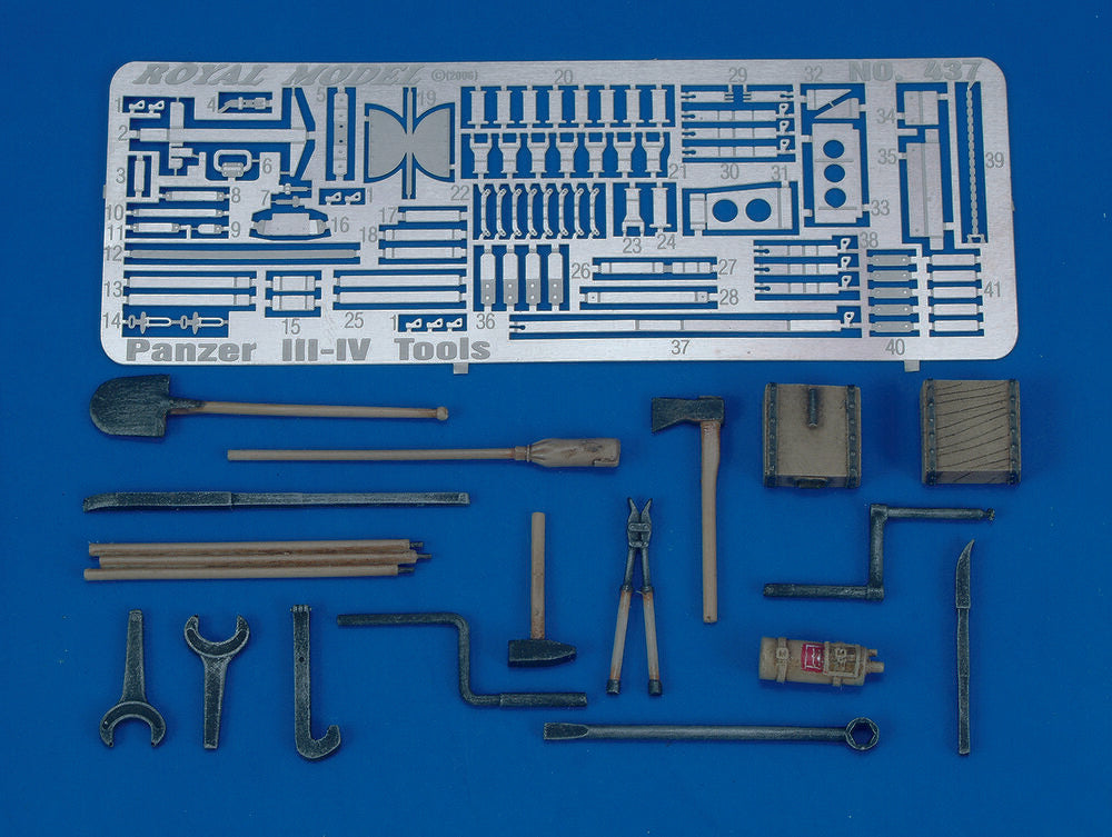 Pz. III-IV Tools & Holders-WWII