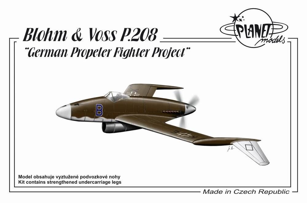 Blohm Voss P.208 German Propeler Fighter Project