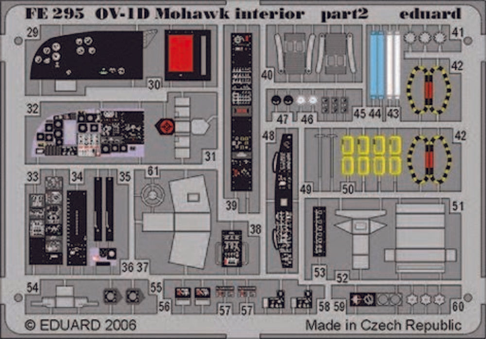 OV-1D Mohawk interior f��r Roden Bausatz