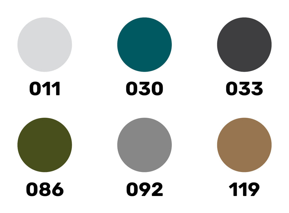 Colour Set Military Acrylic 6 x 12 ml + Brush