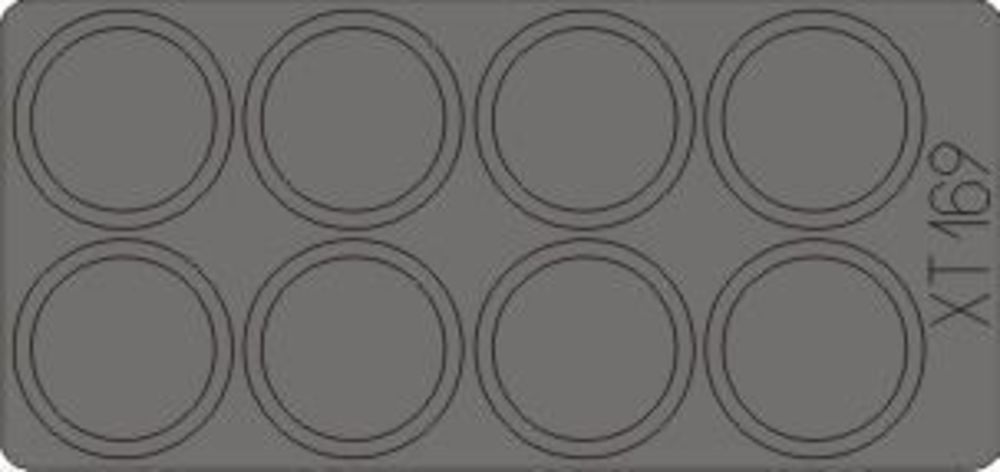 RSO Pak 40/4 75mm wheel masks for Dragon