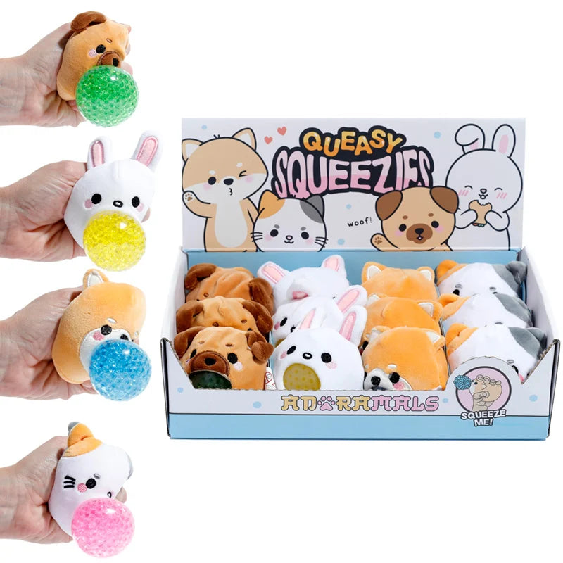 KAWAII - Pets - 12 'Queasy Squeezies' Stress Ball