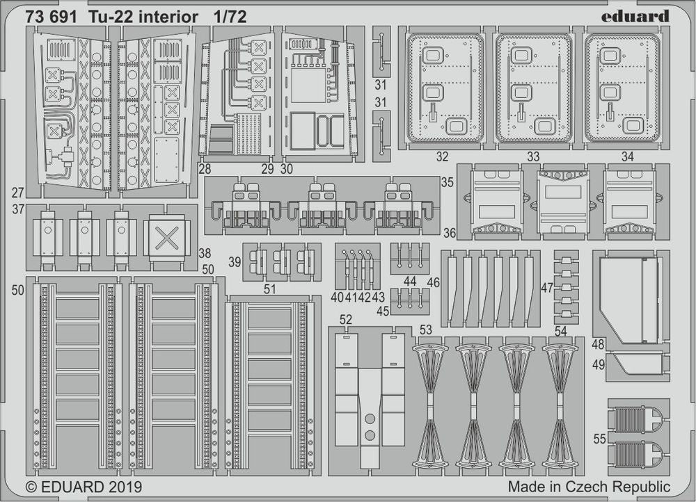 Tu-22 interior for Trumpeter