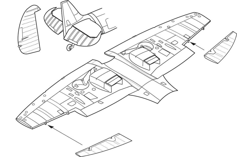 Spitfire Mk. Vb Contr. Surf.set (TAM)