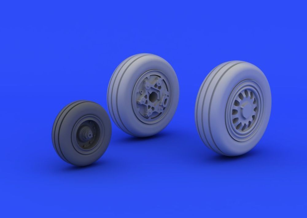 F-16CJ Block 50 wheels for Tamiya