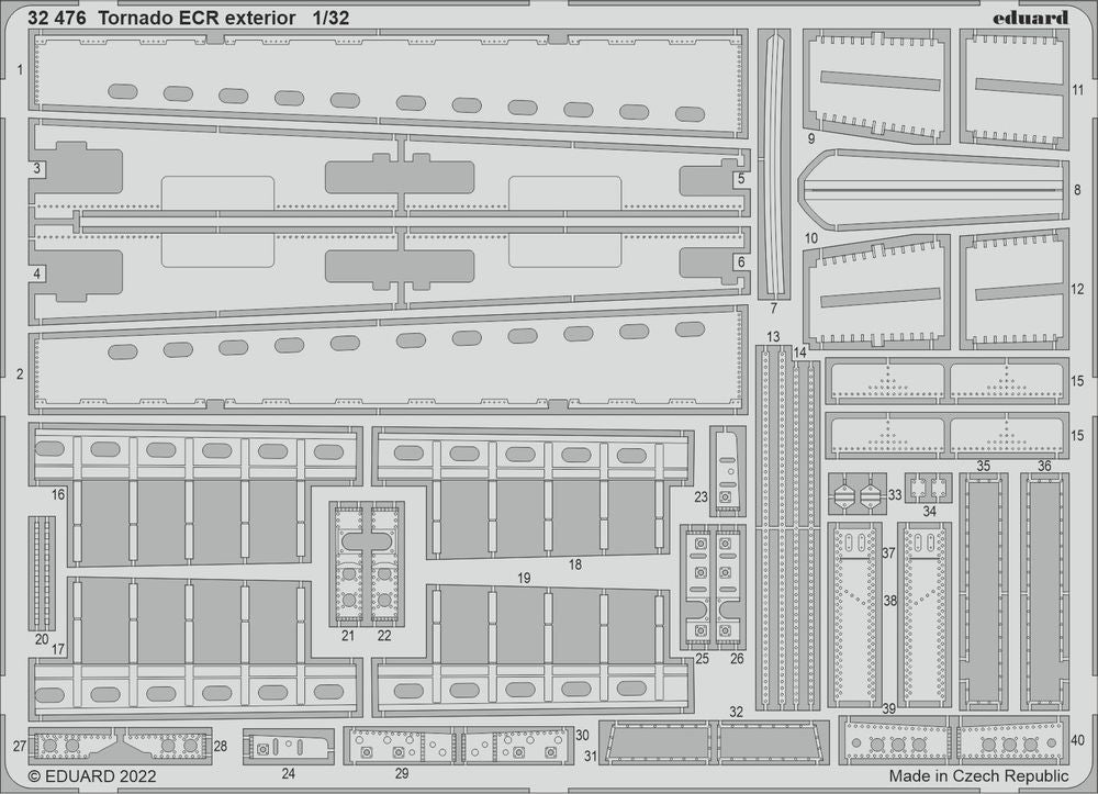 Tornado ECR exterior for ITALERI