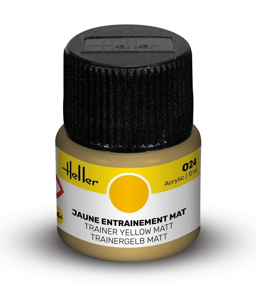 Peinture Acrylic 024 jaune entrainement mat