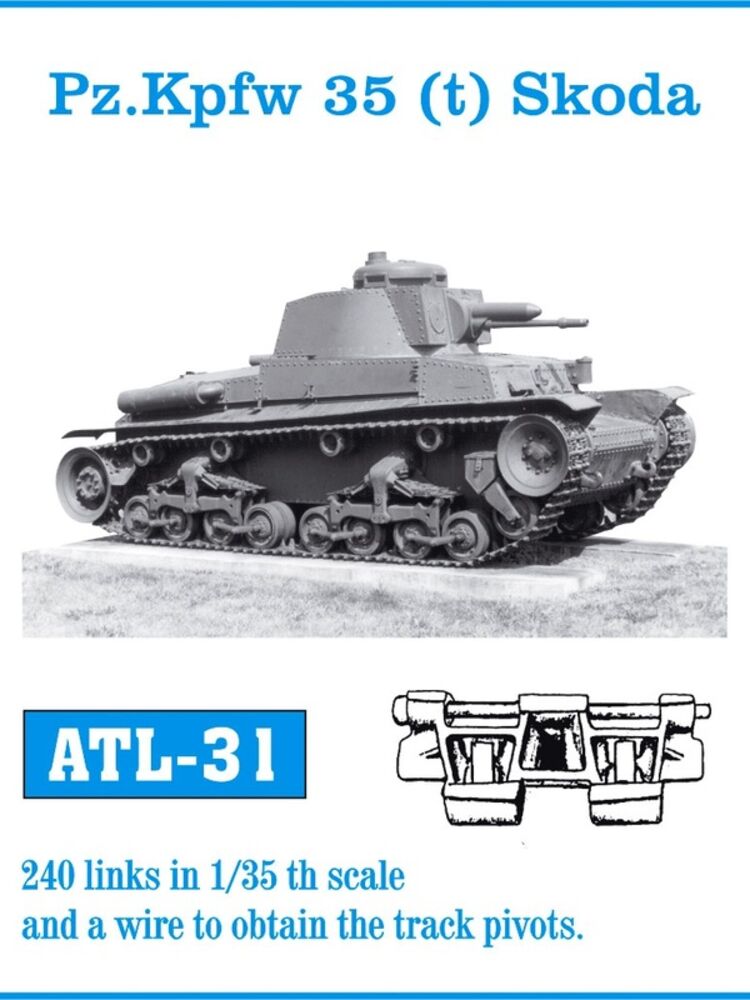 Tracks for Pz.Kpfw 35 (t) Skoda