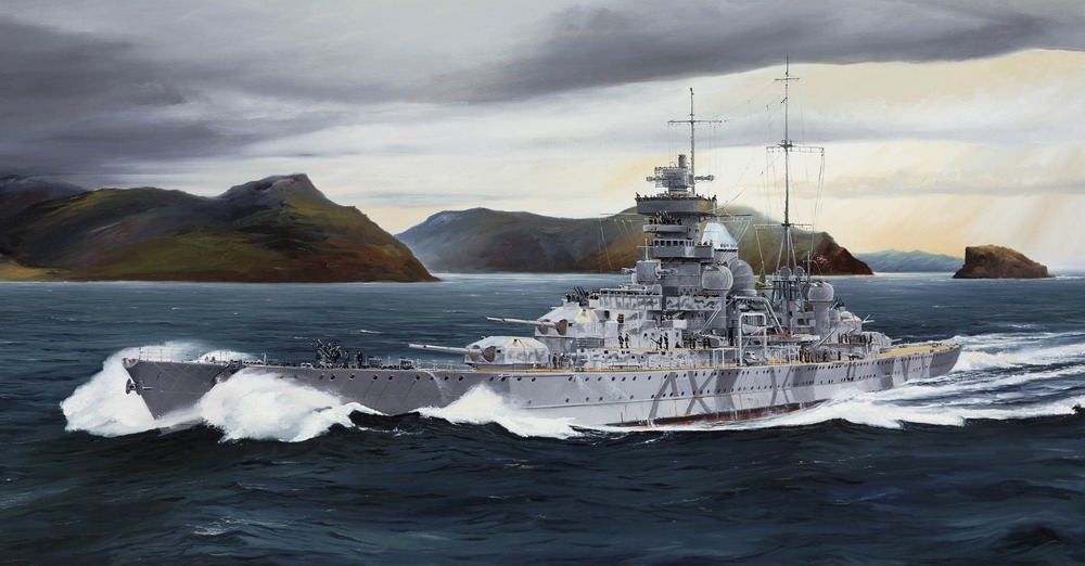 German cruiser Prinz Eugen 1942