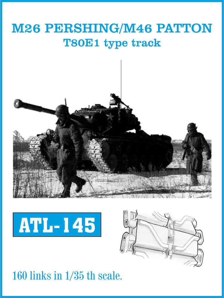 Tracks for M26 PERSHING/ M46 PATTON T80E1 type track