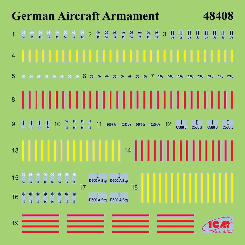 WWII German Aircraft Armament (100% new molds)