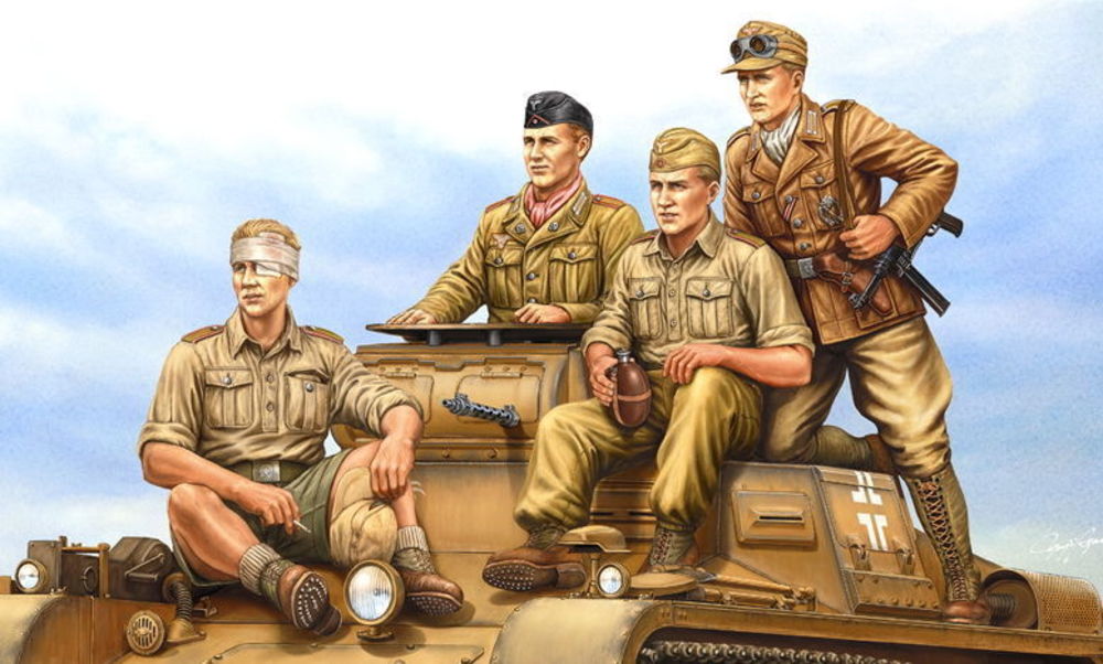 German Tropical Panzer Crew