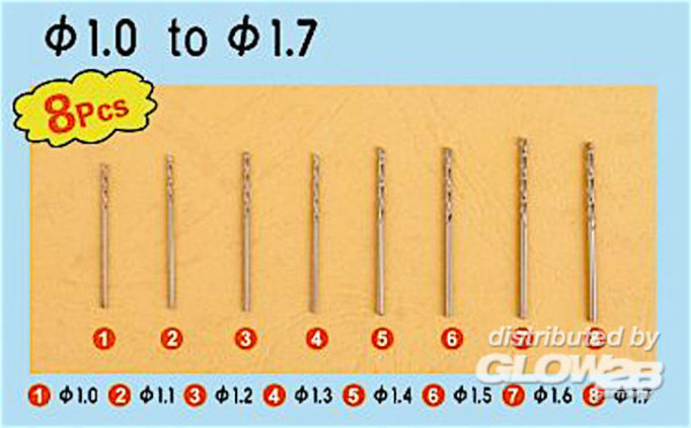 Twist Drilling Auger Bit set 2 (1,0-1,7)