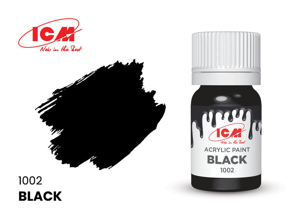 BASIC COLORS Black bottle 12 ml