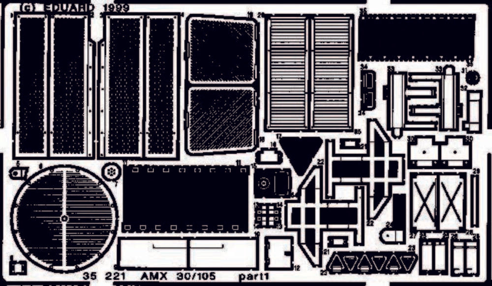 AMX 30/105 Detailbausatz Au��en