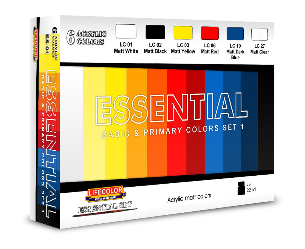 Essential Basic & Primary Colors Set 1