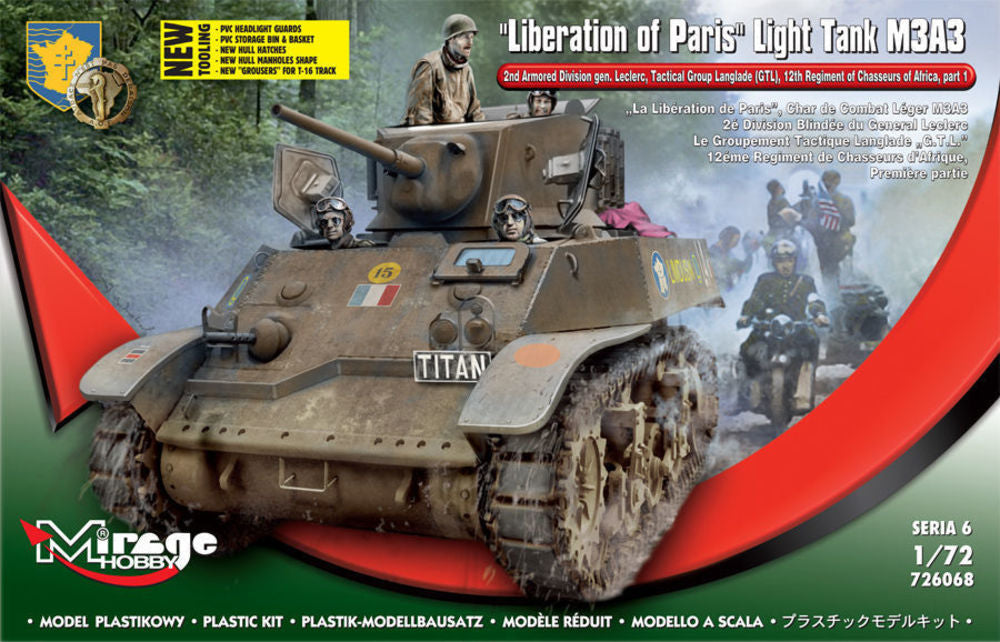 Liberation of Paris,Light Tank M3A3