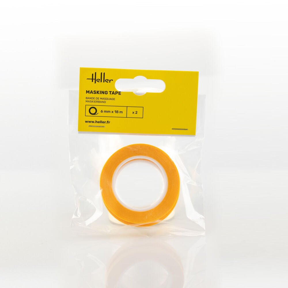 Masking tape 6 mm x 18 m (2 pieces)