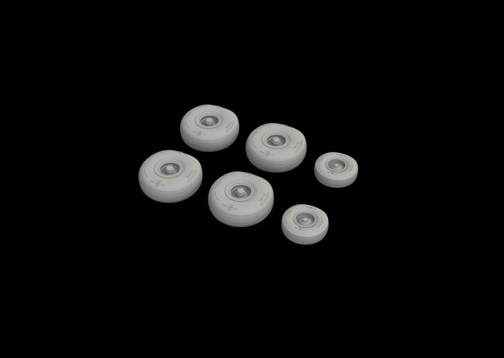 C-130 wheels 1/72 for ZVEZDA