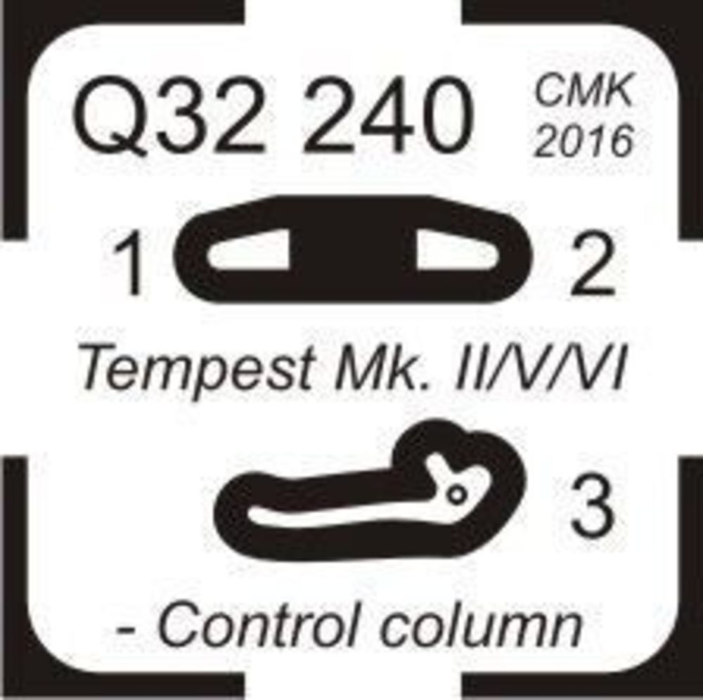 Tempest Mk.II/V/VI-Control column