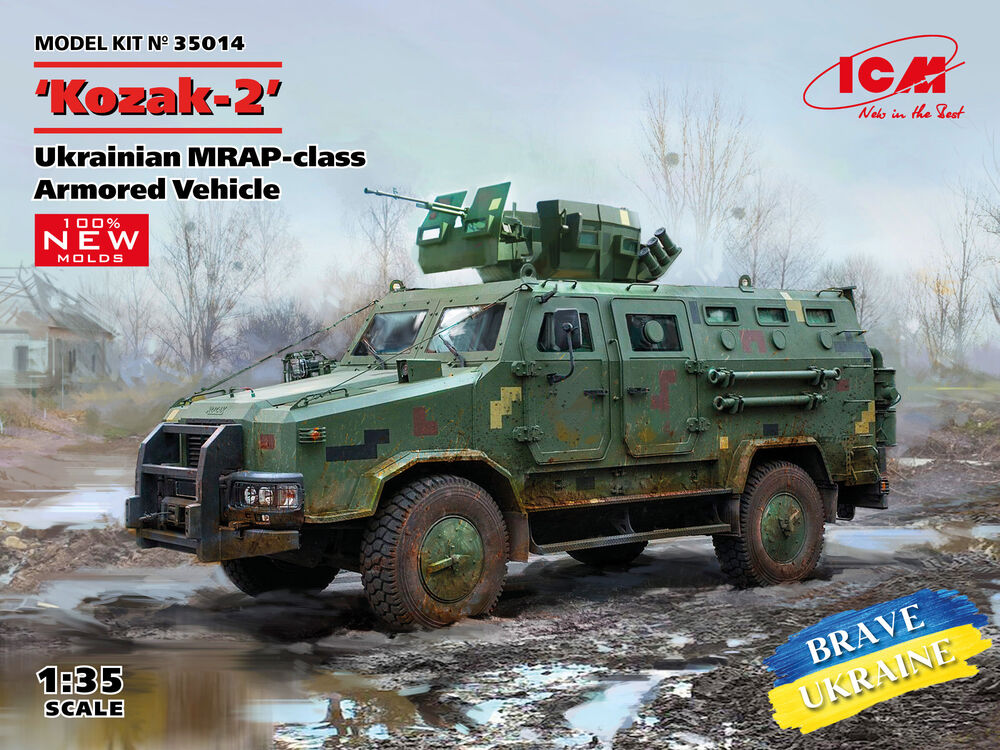 Kozak-2, Ukrainian MRAP-class Armored Vehicle (100% new molds)