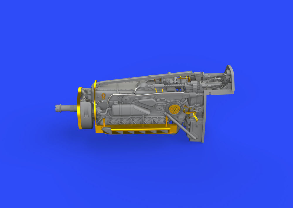 Bf 109F engine & fuselage guns f.Eduard