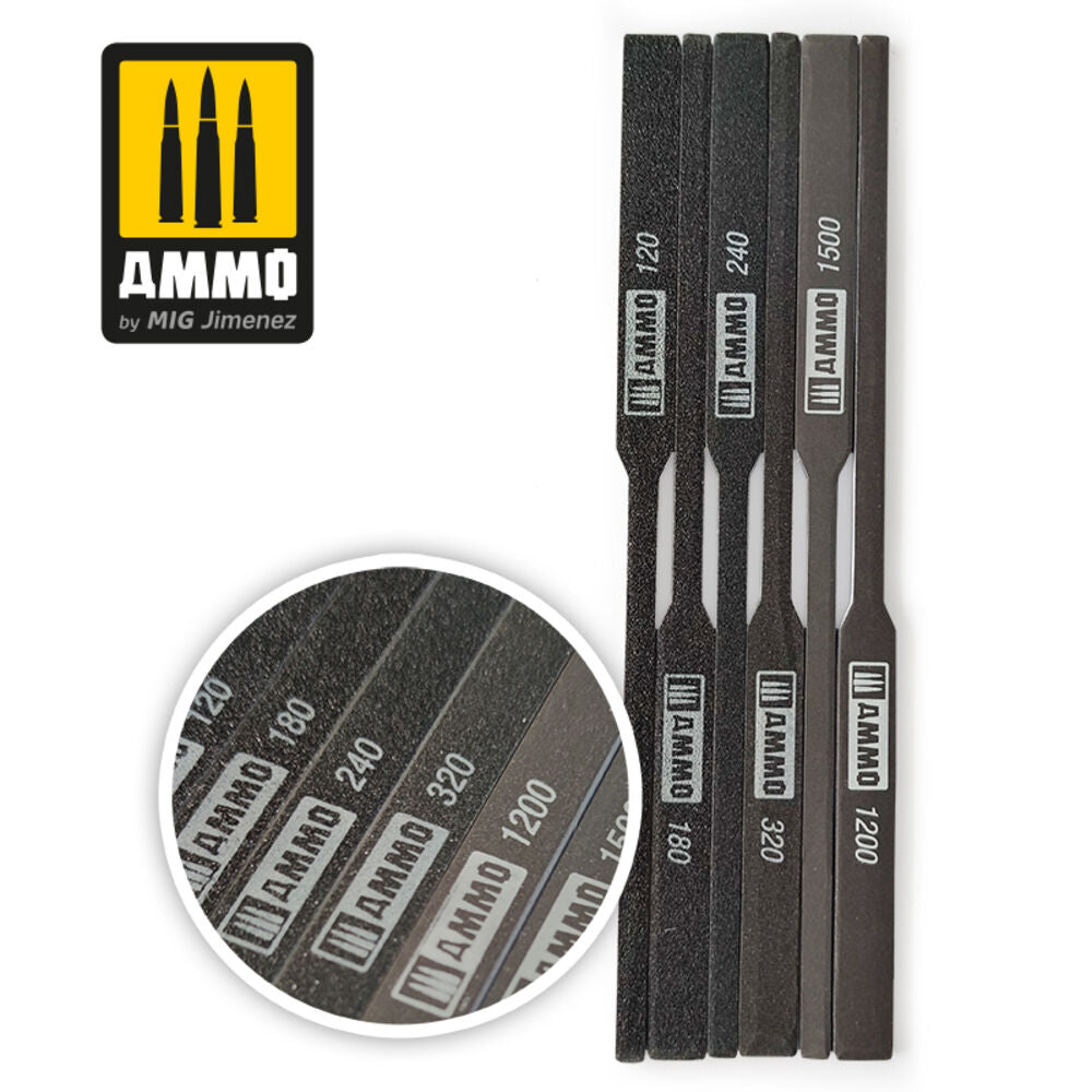 Tapered Sanding Sticks - 6 pcs.