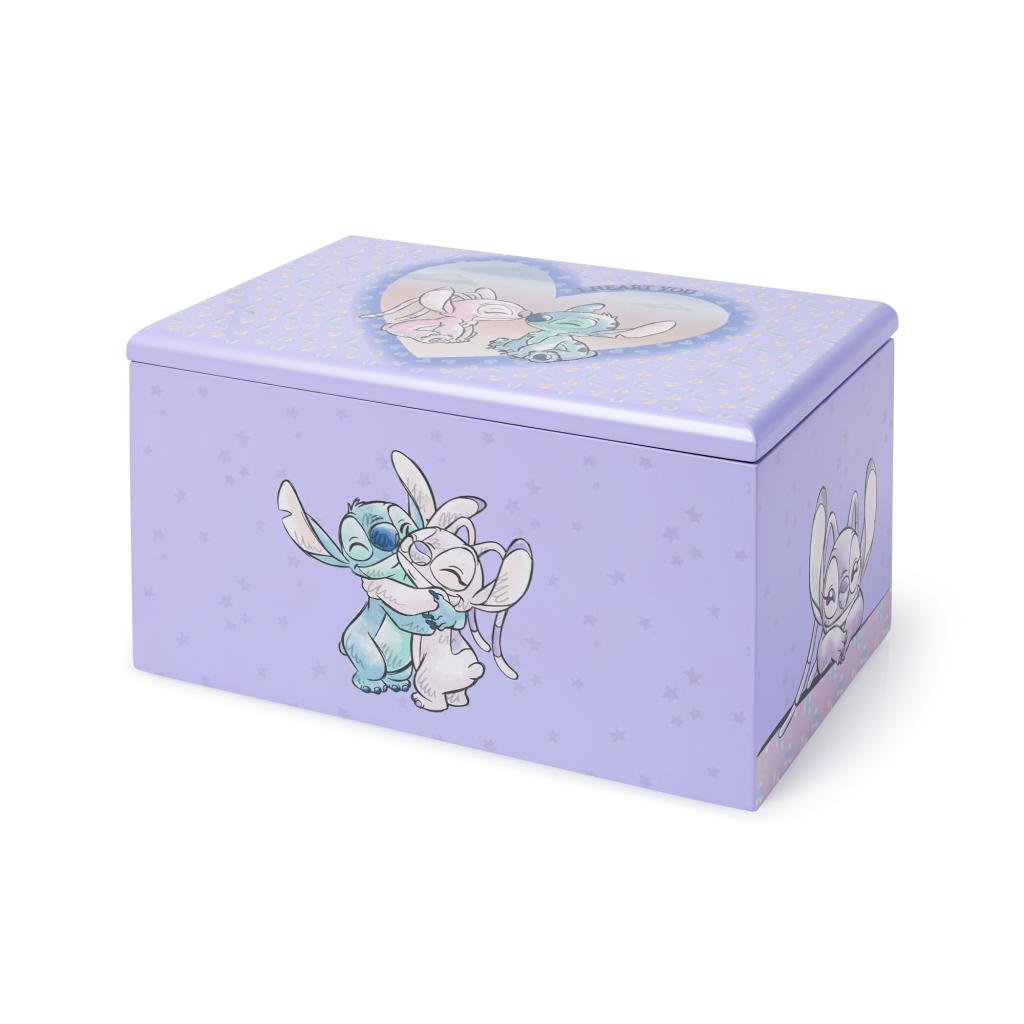 STITCH & ANGEL - Jewellery Box in Wood - 18x12x10cm