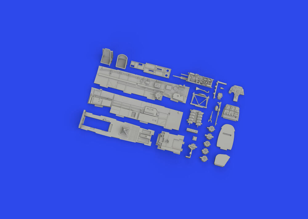 Bf 110E cockpit 1/72 EDUARD