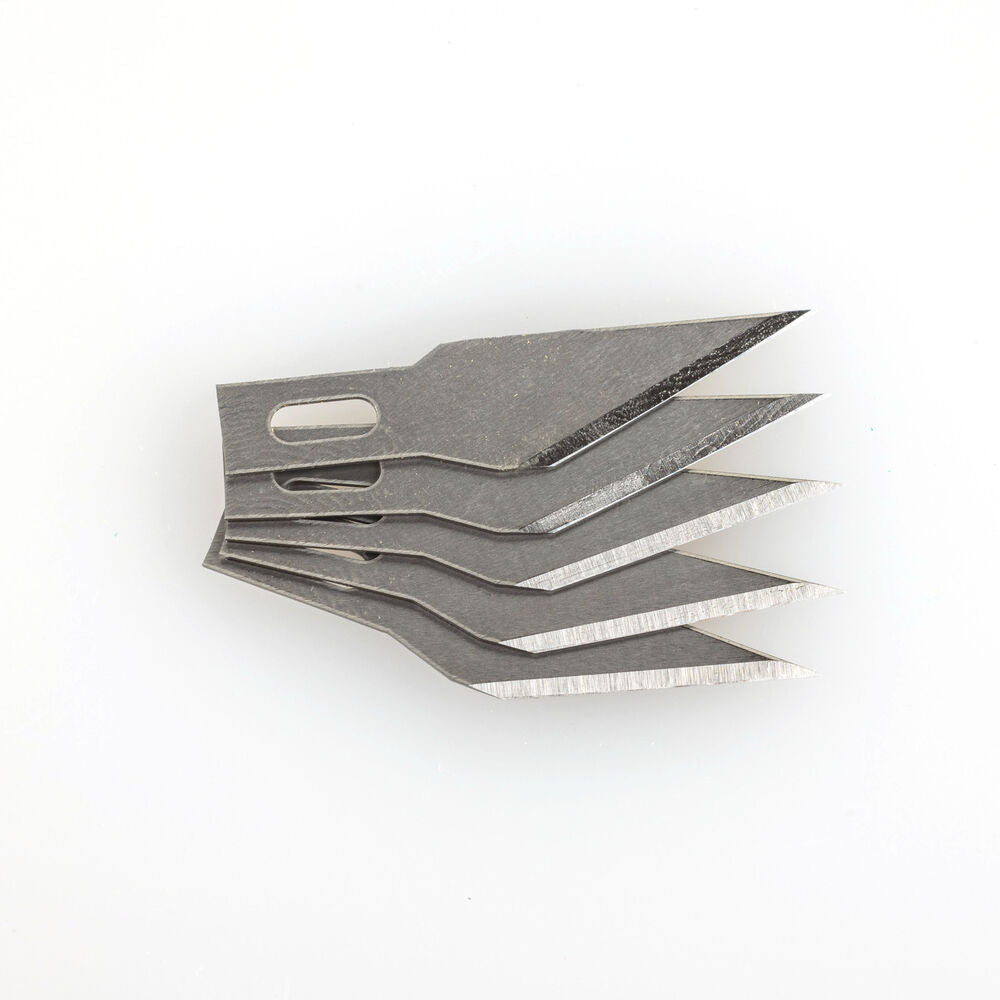 Fine-point replacement blades for scalpel (5 pieces)