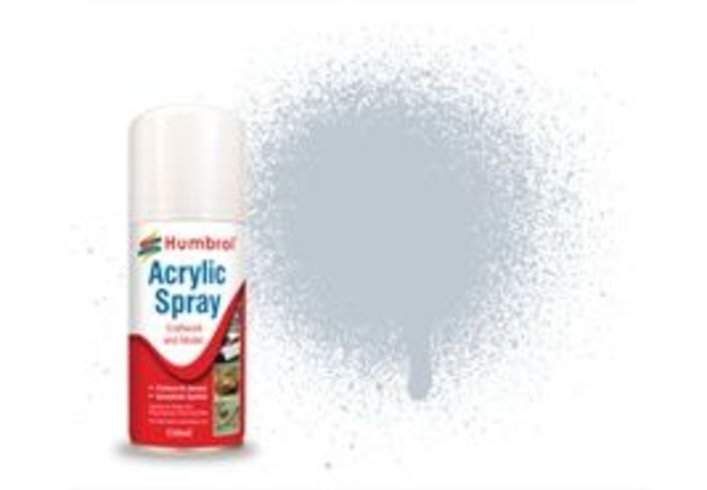 HUMBROL ACRYLIC HOBBY SPRAY 150ML No 56 Aluminium