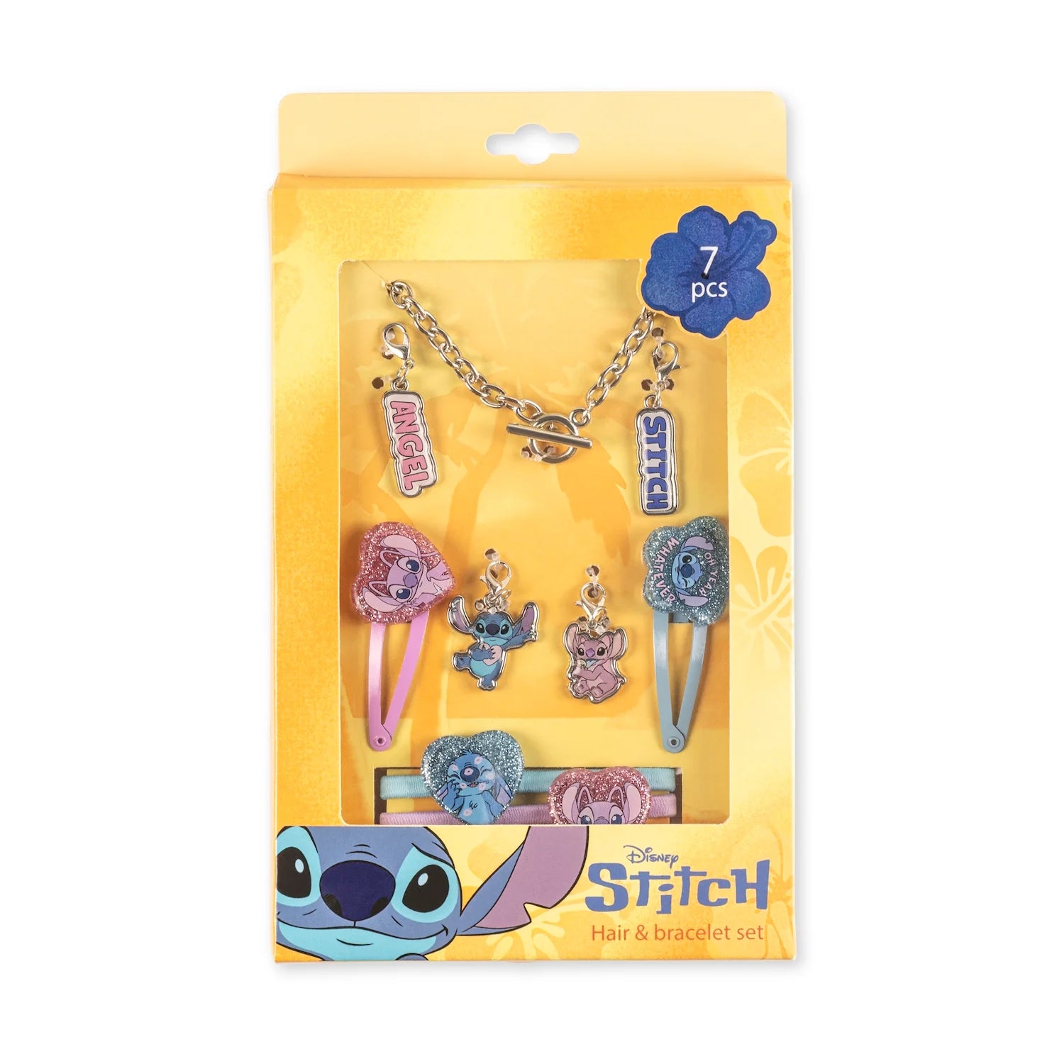 STITCH - Bracelet Set with Charms + Hair Accessories