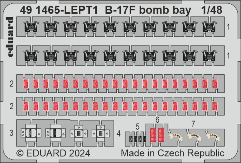 B-17F bomb bay 1/48