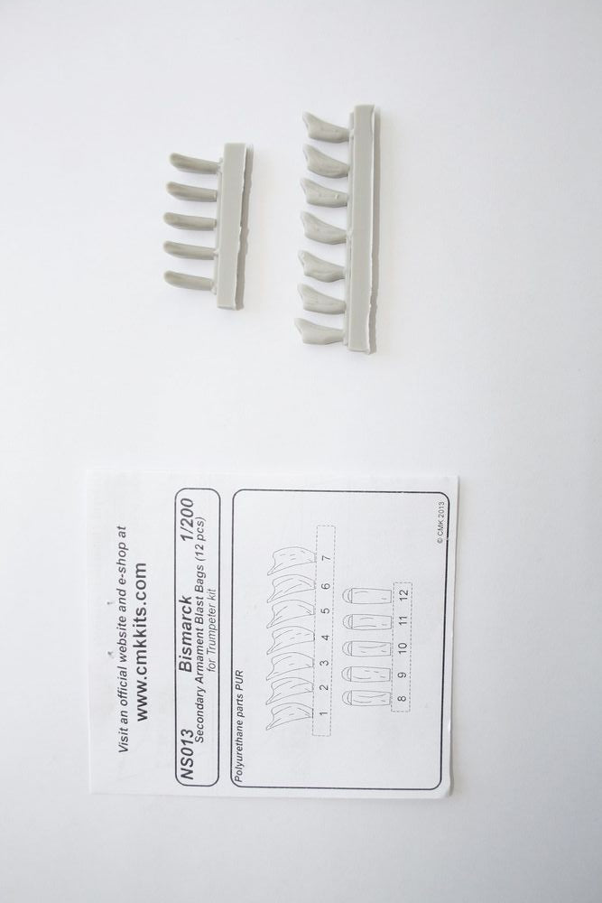 Bismarck Secondary Armam.Blast Bags 12pc