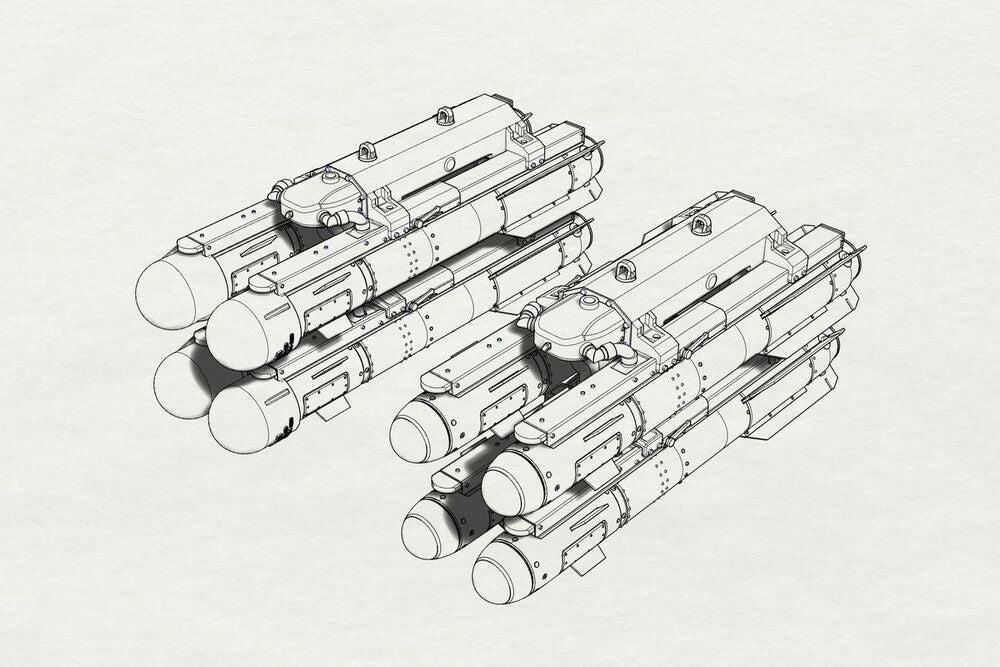 AGM-114 Hellfire (8pcs 2 racks)