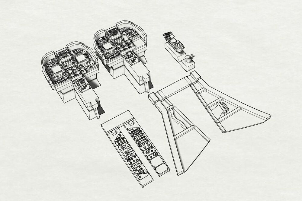 AV8B Cockpit (Hasegawa kit)