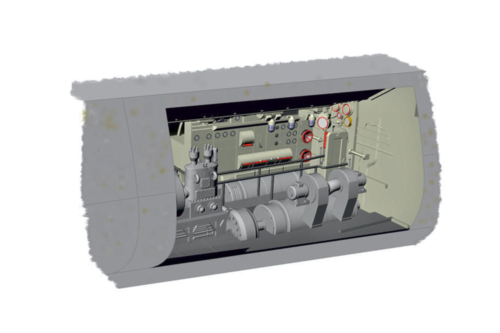 U-Boot IX Electric Motor section