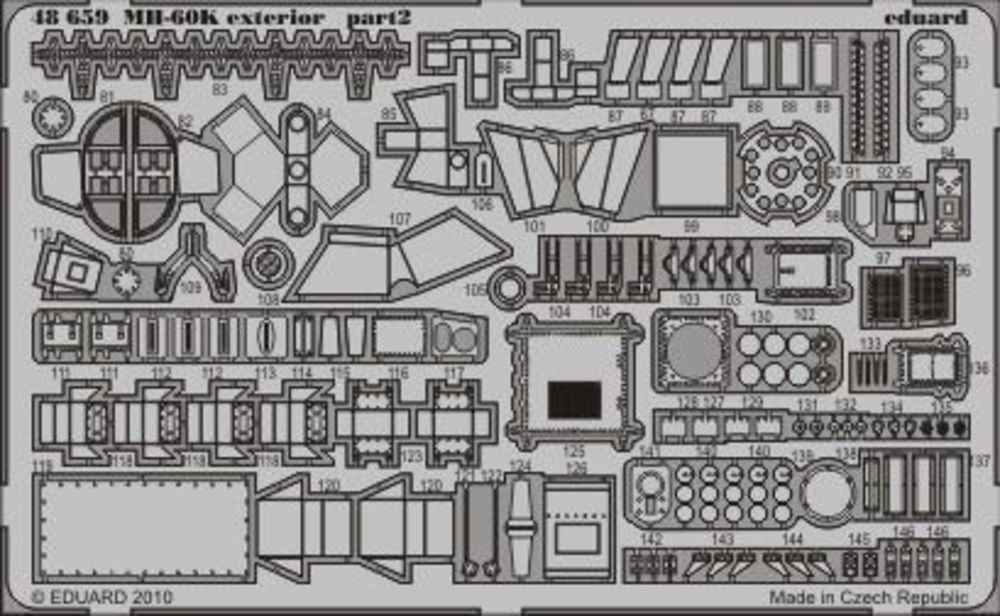 MH-60K exterior for Italeri