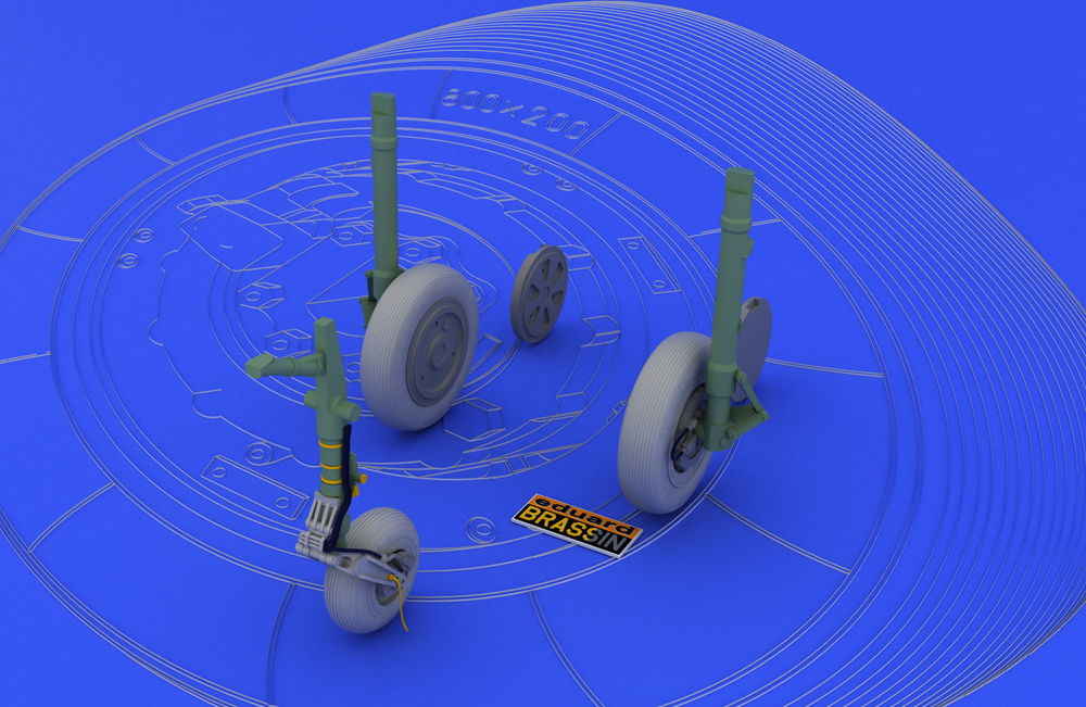 MiG-21 wheels for Eduard