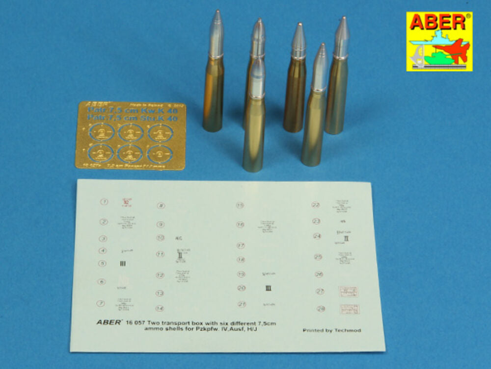 Transport boxes with 6 ammo PzKpfw. IV