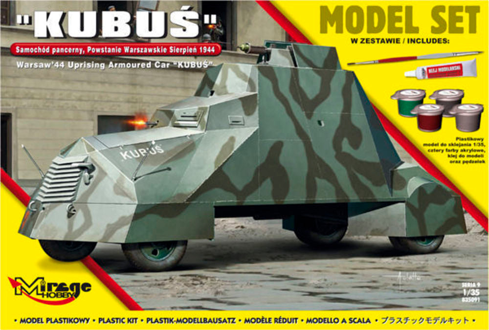 Kubus(Warsaw'44 Uprising Armoured Car) Model Set