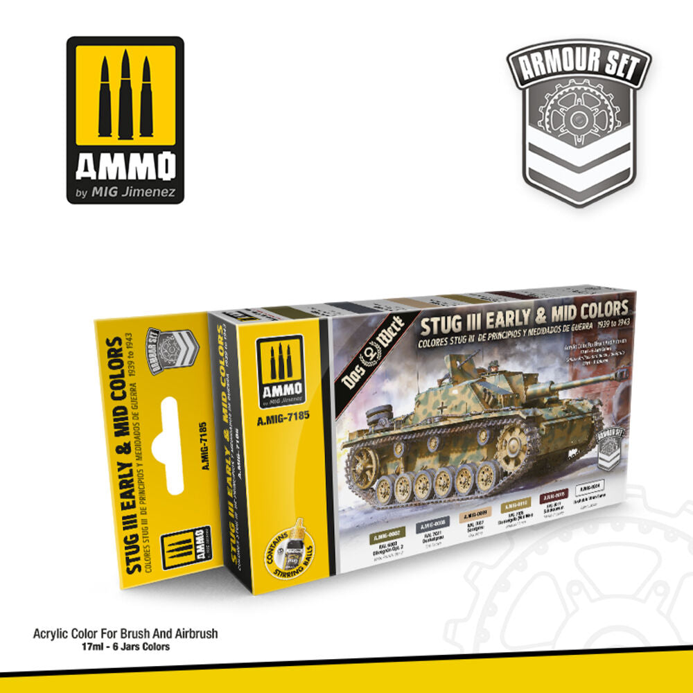 StuG III Early & Mid Colors 1939 to 1943