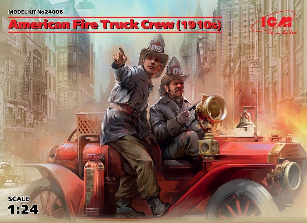 American Fire Truck Crew(1910s)2 Figures