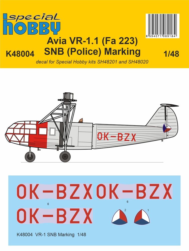 VR-1 SNB Marking Decal 1/48