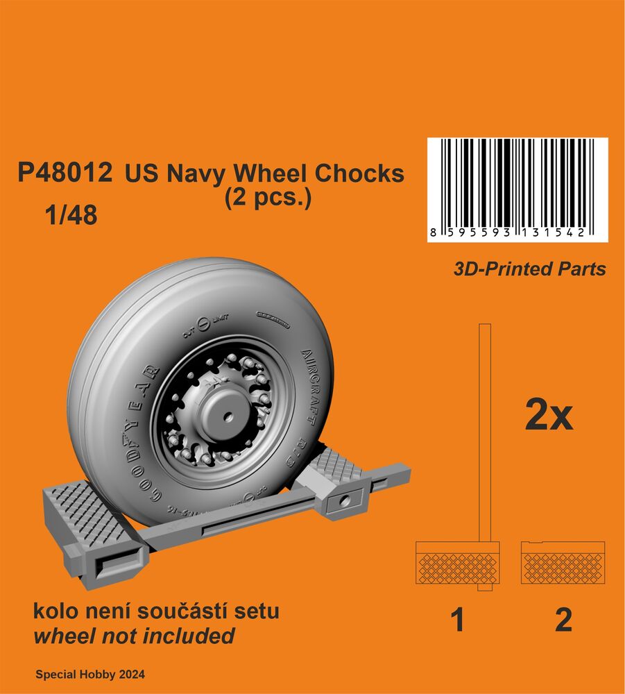 US Navy Wheel Chocks 1/48