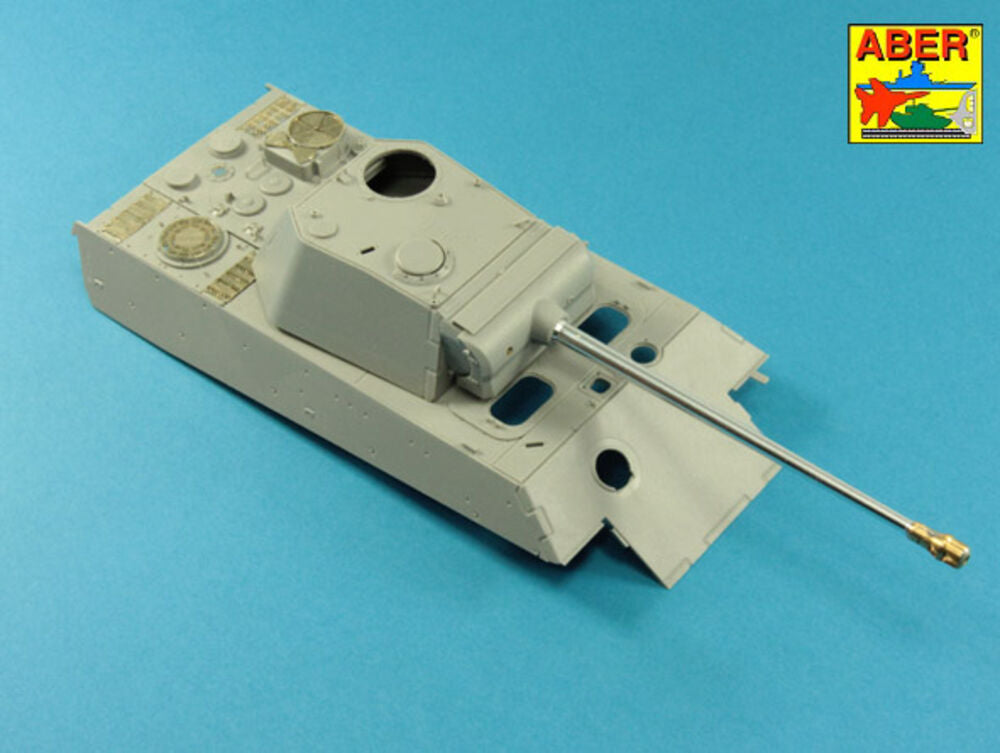 7,5 cm  barrel  with muzzle brake for Panther Ausf.G  (Takom)