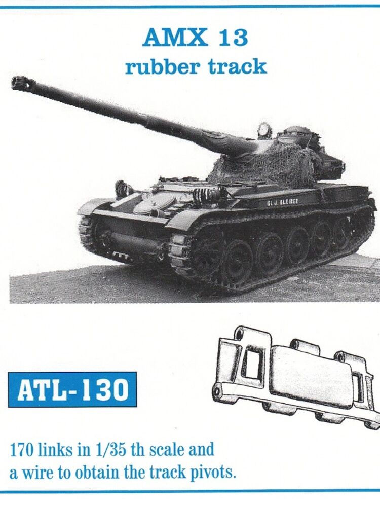 Tracks for AMX 13 rubber track