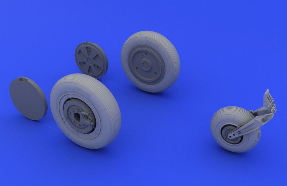 MiG-21 wheels for Eduard