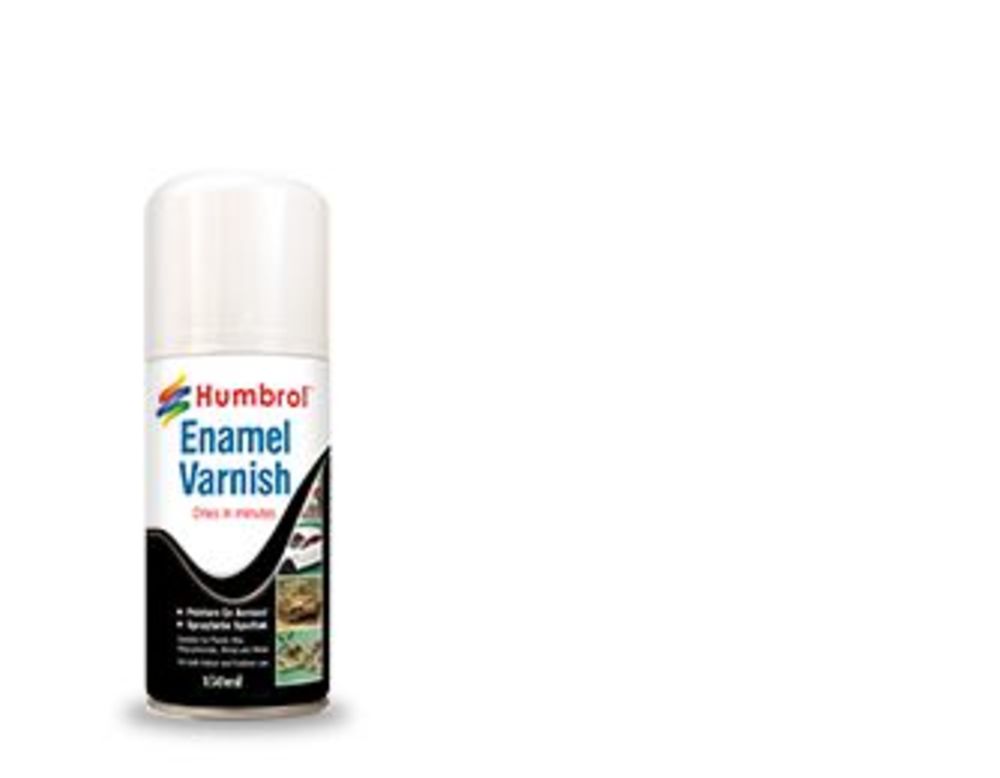 HUMBROL ENAMEL HOBBY VARNISH SPRAY 150ML No 35 Varnish Gloss